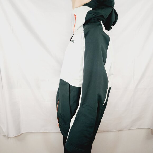 Adidas Terrex Post-Consumer Snow Jacket 'White Green' HC7727 - Men's Small - Picture 3 of 16